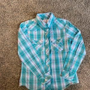 Girls Button Up